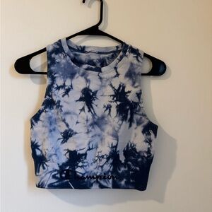 Champion Navy and White Tie-Dye Gym Set